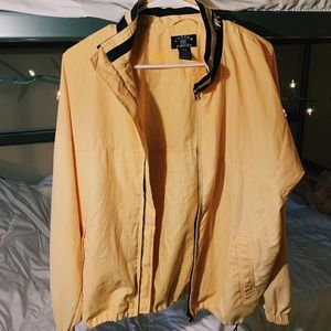 Vintage yellow wind breaker